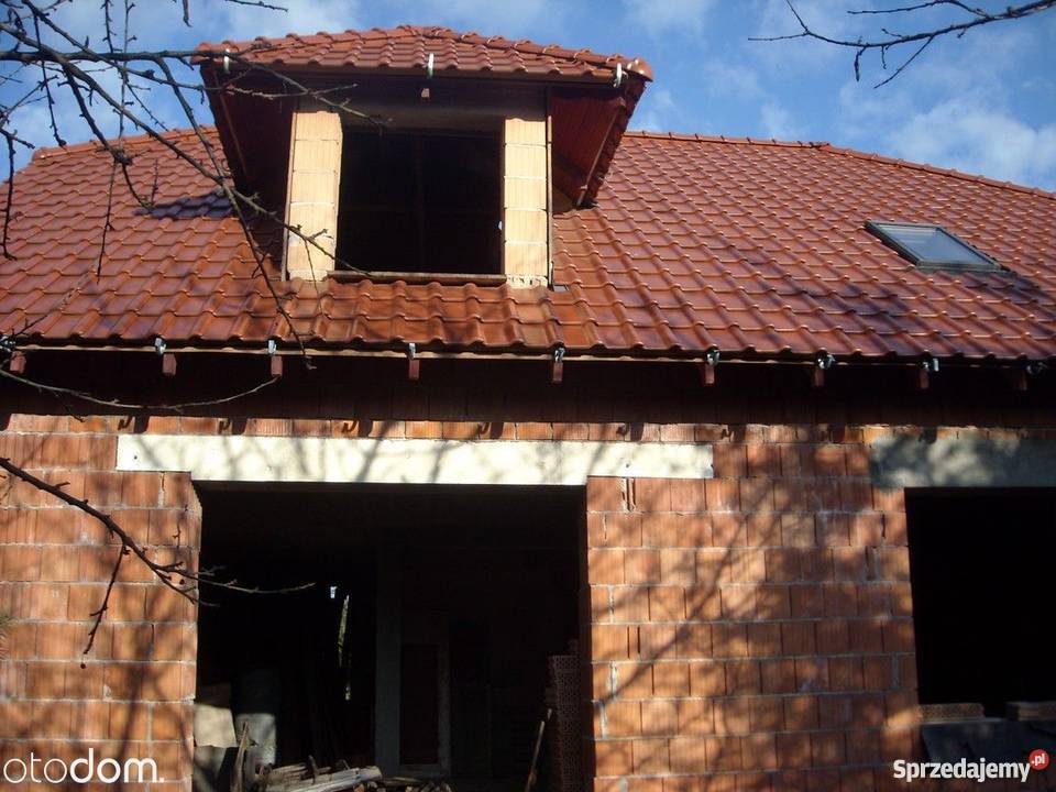 DOM JEDNORODZINNY w stanie surowym otwartym piwnica Gierałtów