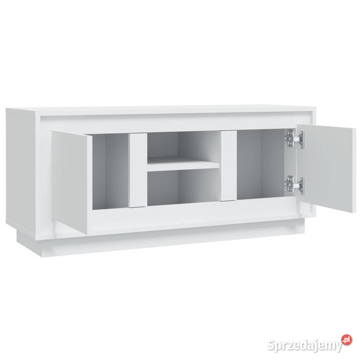 Szafka pod TV biała 102x35x45 materiał Warszawa