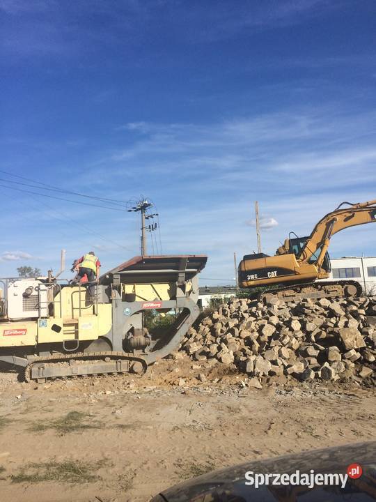 Kruszywo betonowe wyburzenia drogi tymczasowe Rozbiórki i wyburzenia Sieradz