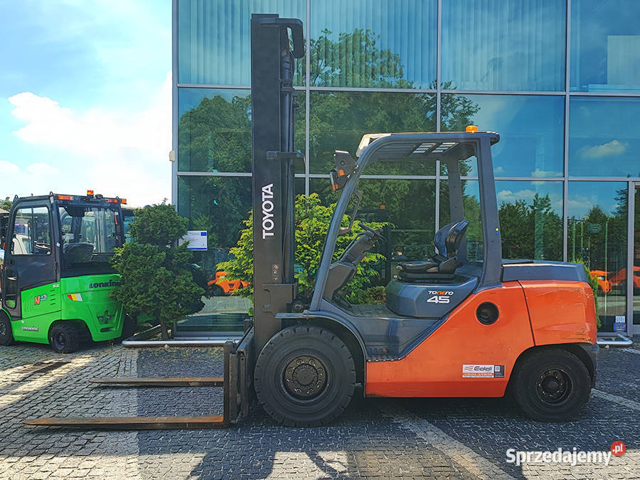 Wózek widłowy Toyota 408FD45N 5 ton duplex 5 m Kęty sprzedam