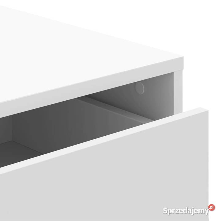 Komoda biała 40x41x76 materiał drewnopochodny Komody