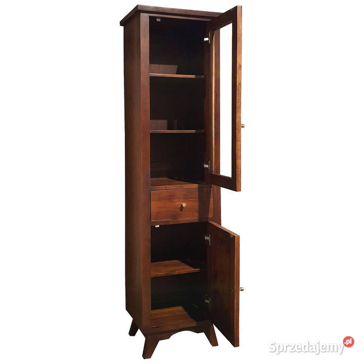 Wąska witryna drewniana 52 przeszklona BONN z lubelskie sprzedam