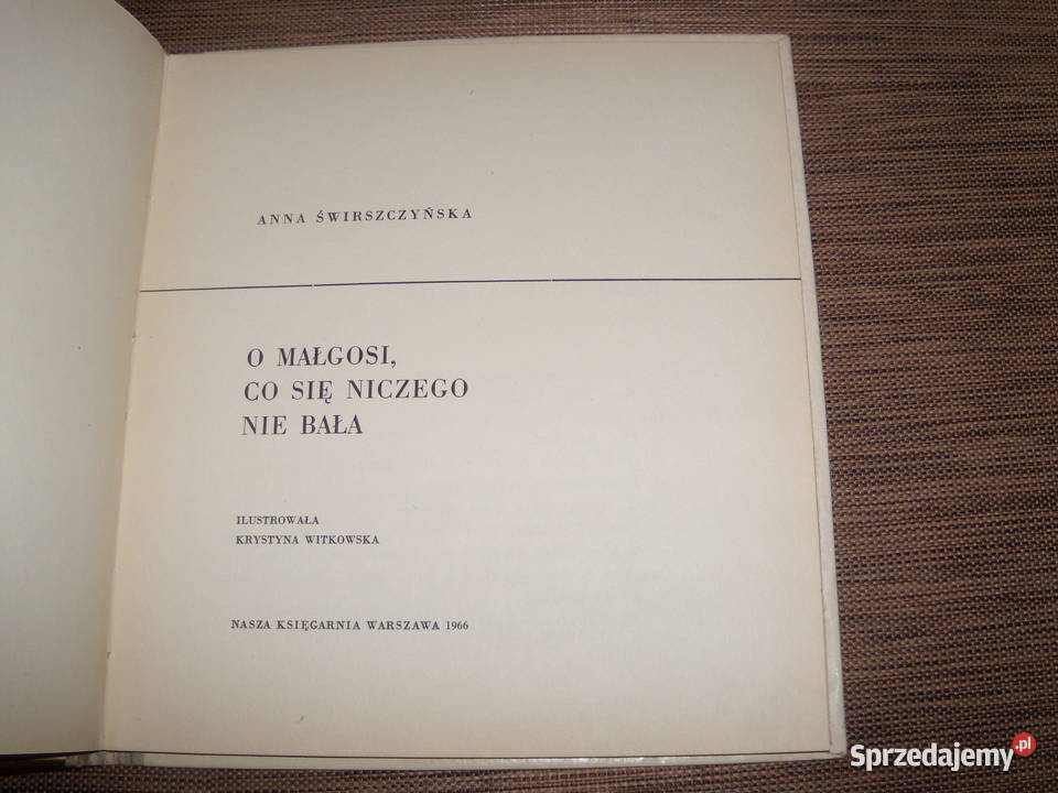 O Małgosi co się niczego nie bała