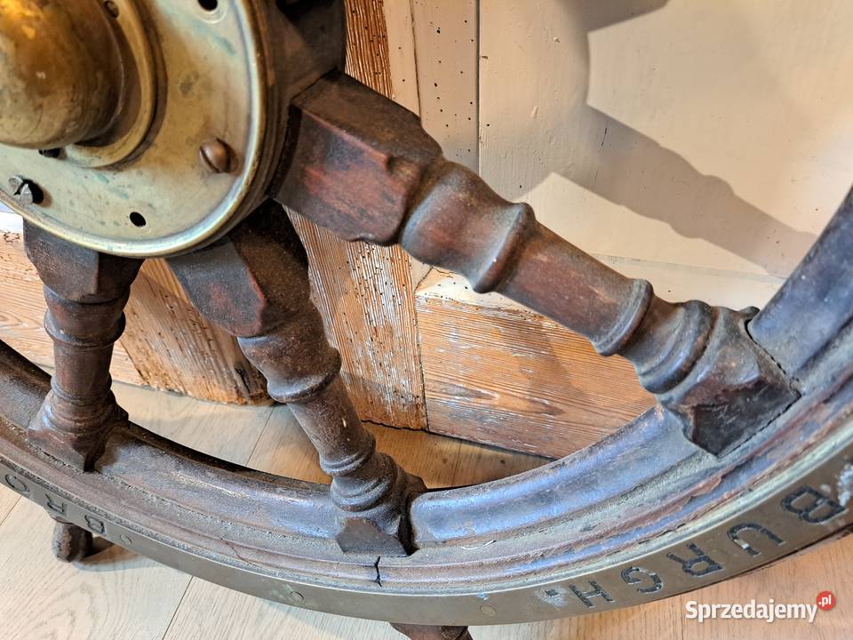 Stare koło sterowe vintage średnica 90 mazowieckie Warszawa