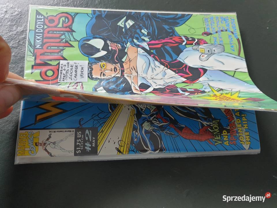 Wild Thing Venom Carnage 7 komiksów Marvel USA pomorskie