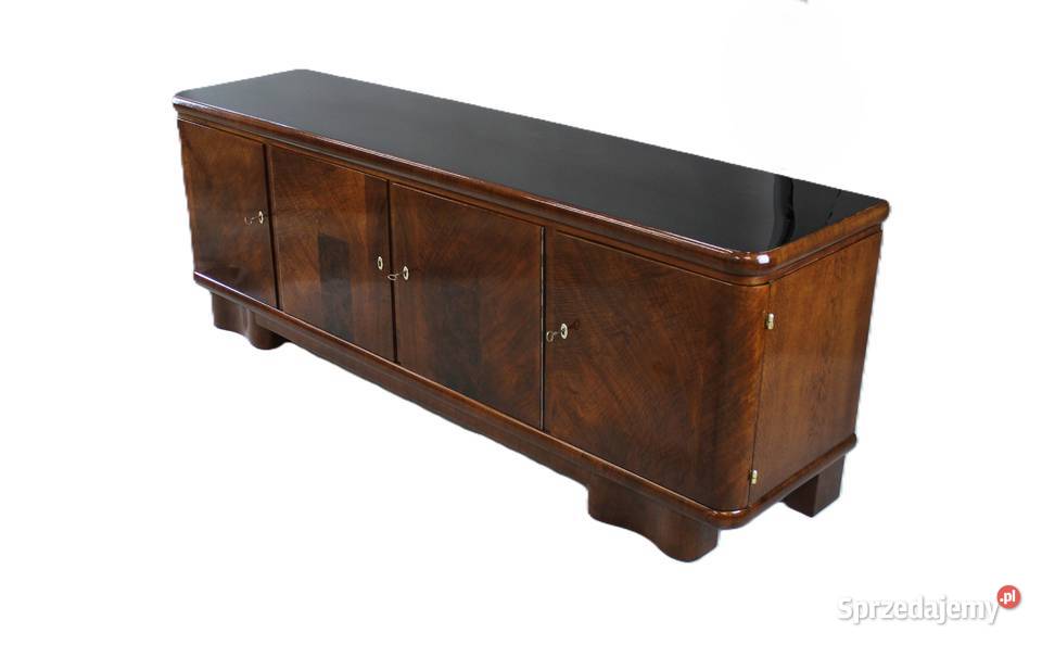 Niska komoda art deco pod telewizor RTV głęboka Bydgoszcz