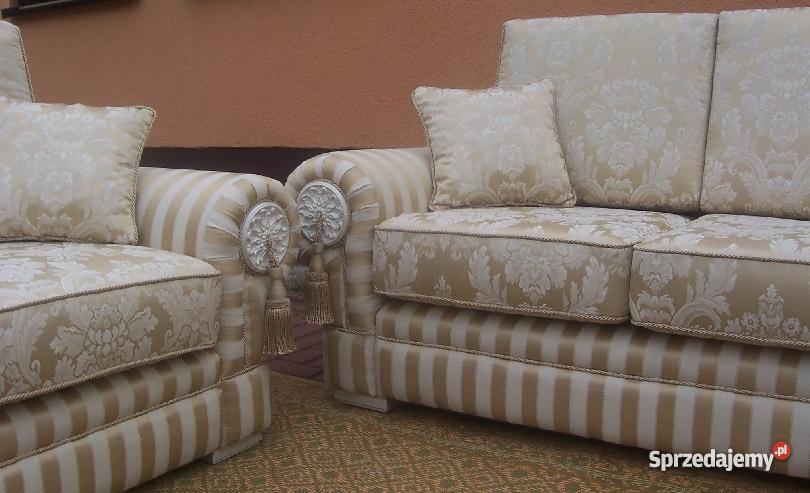 Sofa fotel kanapa komplet wypoczynkowy meble stylowe