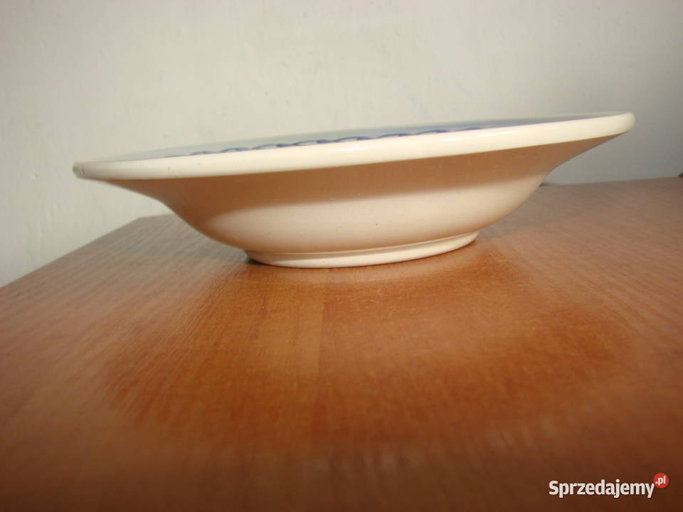 Włocławek fajansowy talerz dekoracyjny Pruszcz Gdański