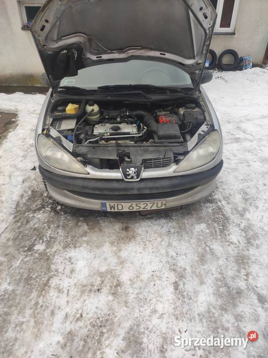 Peugeot 206 11 benzyna 2000 sprawny dokumenty Ząbki