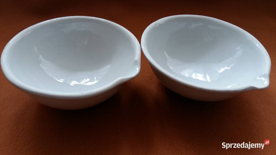 Naczynie laboratoryjne parownica porcelanowa 3 Łódź sprzedam