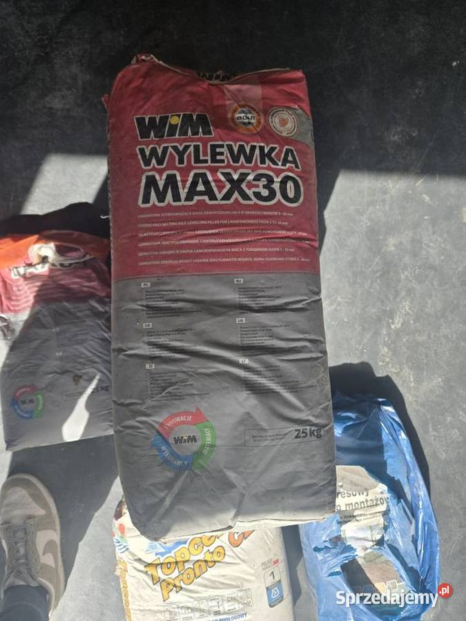Wylewka samopoziomująca WIM 30 wylewka szybka Wylewki podłogowe, posadzki Chwaszczyno