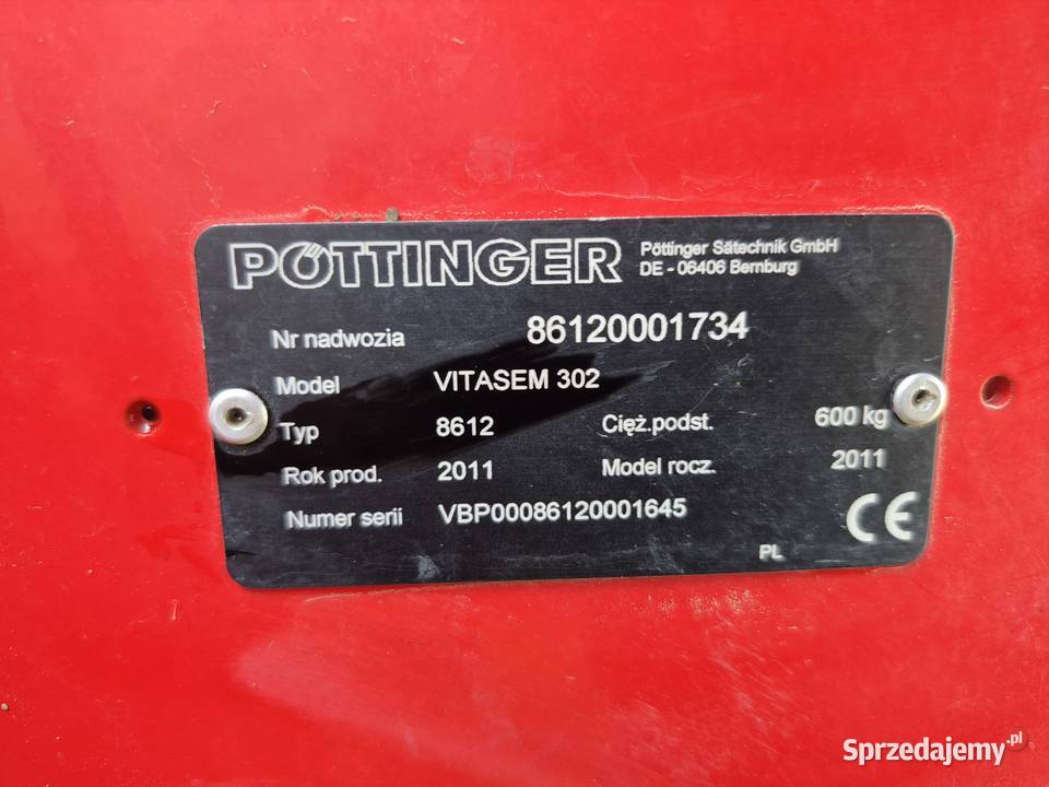Agregat uprawo siewny amazone 303 i Pottinger Matczyn sprzedam