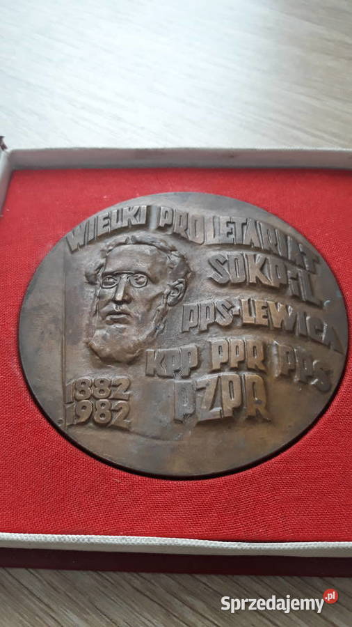 Medal100 lat Ruchu Robotniczego w Polsce80 mm Numizmatyka Konin
