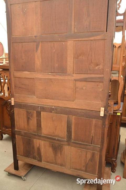 kredens dębowy secesja łódzkie Poddębice