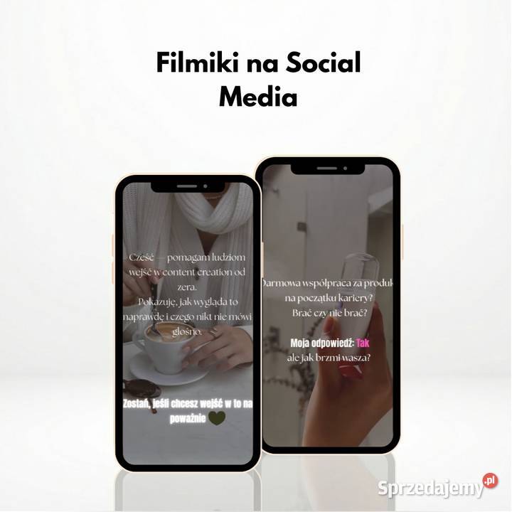 Gotowy biznes online Content UGC Creator Warszawa