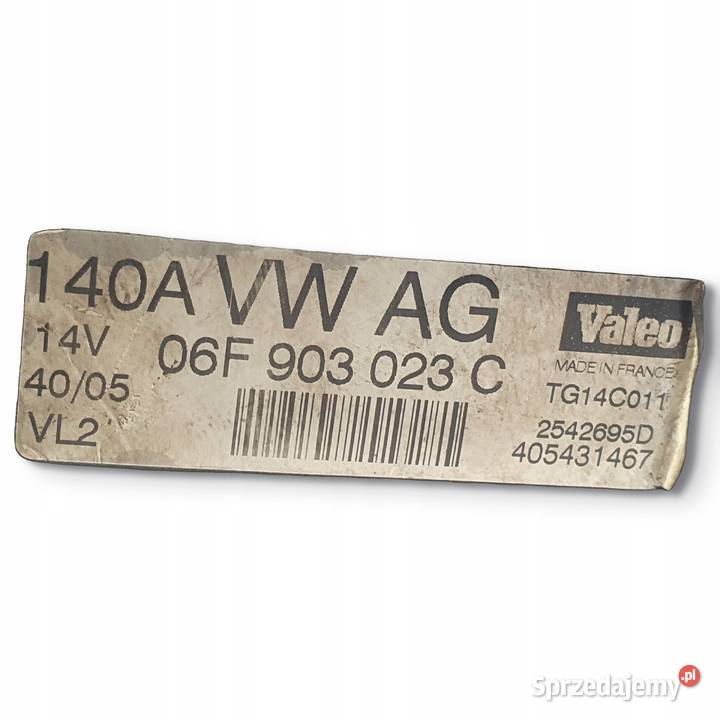 ALTERNATOR Skoda Octavia II Audi A3 8P Golf 19 Chełm sprzedam