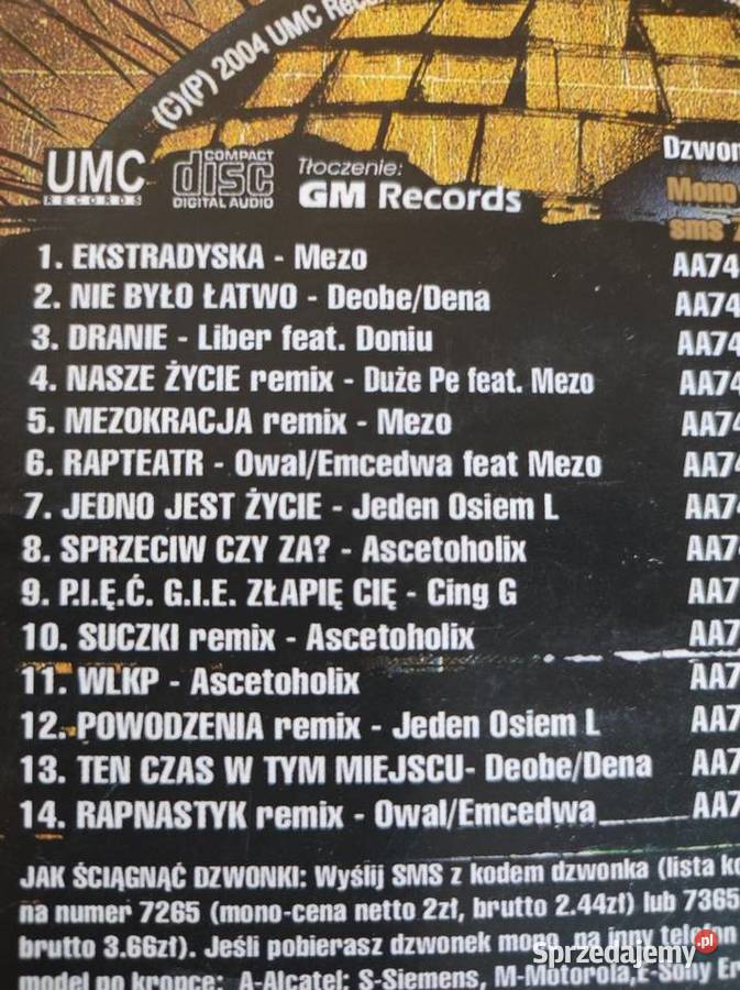 Bravo 2004 hiphopowy wypas sylwestrowy 14 CD Kielce