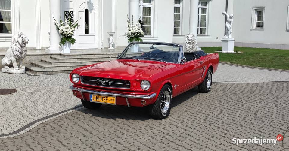Ford Mustang 1965 kabrio auto Do Ślubu na wesele Konstantynów Łódzki
