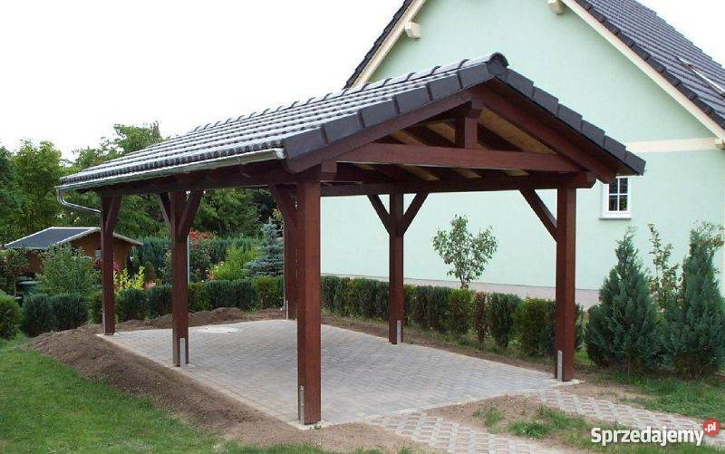 Zadaszenia tarasów Wiaty Wiata Garaże altany Garaże i miejsca postojowe