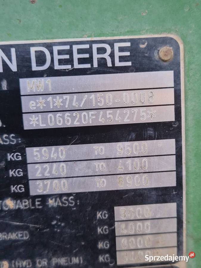 Ciągnik rolniczy john deere 6620 Krzeszów