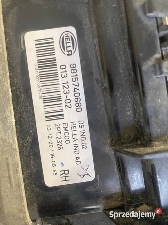 Halogen prawy ds7 Krowica Pusta