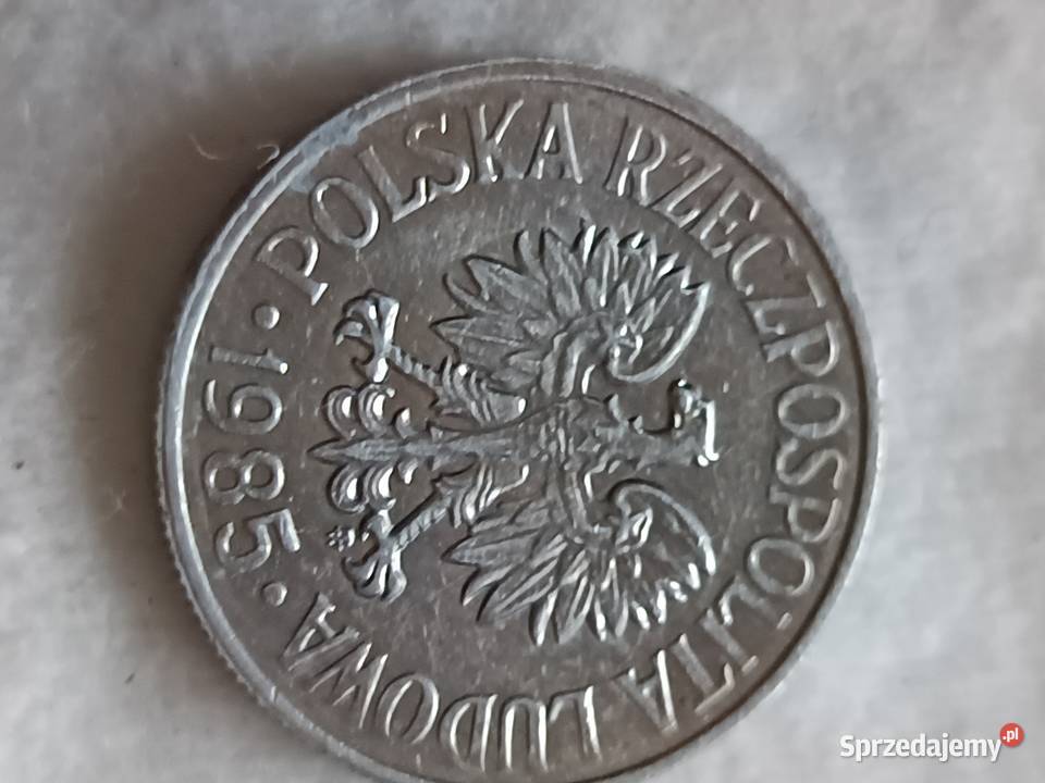 Sprzedam monete 50 groszy 1985 skretka zle bity Chełm
