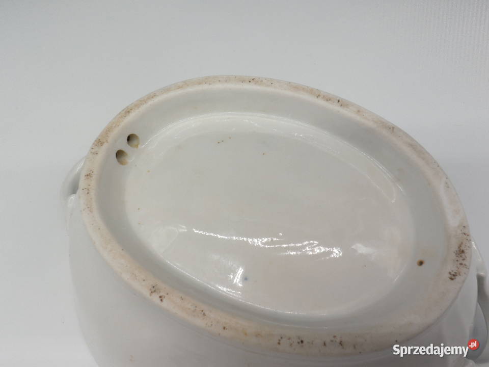 Antyczna Porcelanowa Forma do Budyniu Wzór Porcelana i szkło Raszków