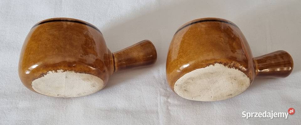 2 małe ceramiczne naczynia do zapiekania z Warszawa sprzedam