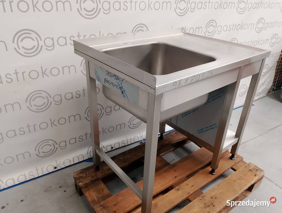 Stół ze zlewemL 98x70x85 Wrocław