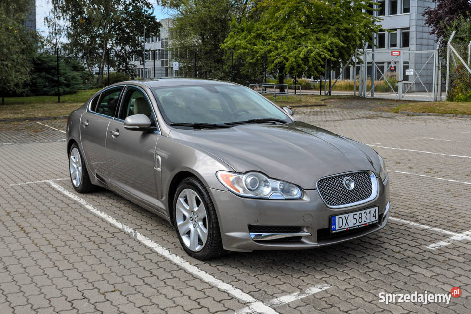 Jaguar XF 30d 275 2010 r Automat Skóry XF dolnośląskie Wrocław