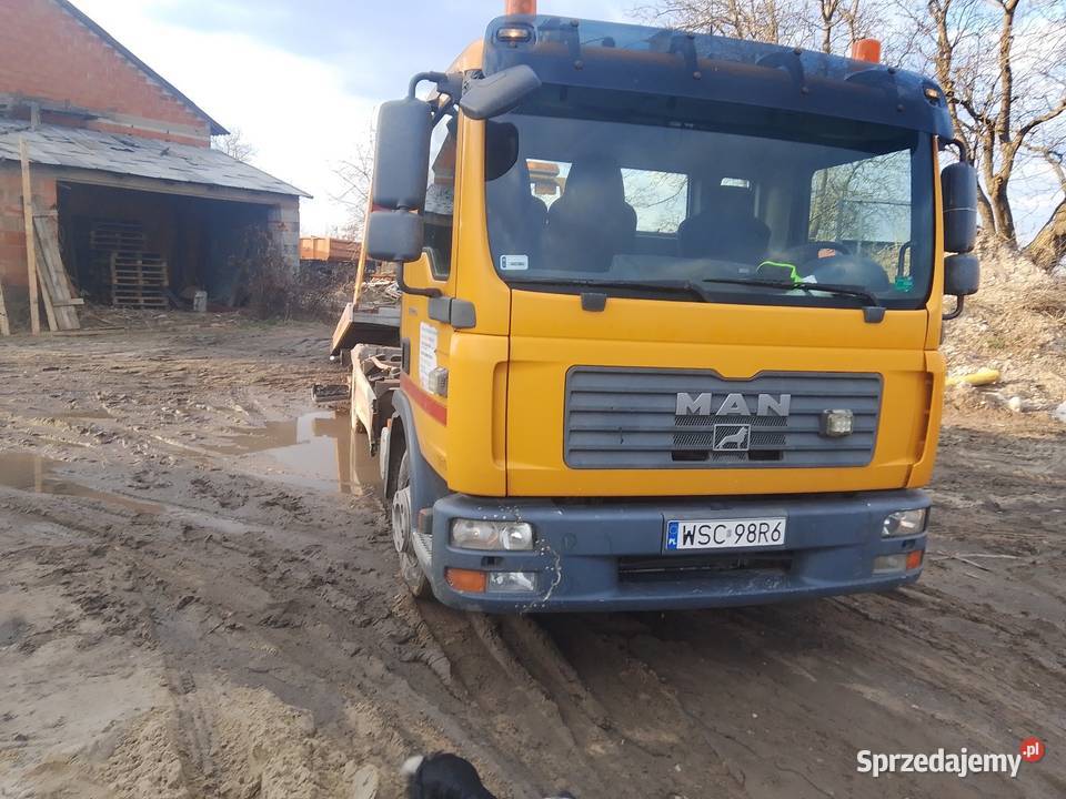 Man tgl12210 holownik pomoc drogowa płyta mazowieckie Sochaczew
