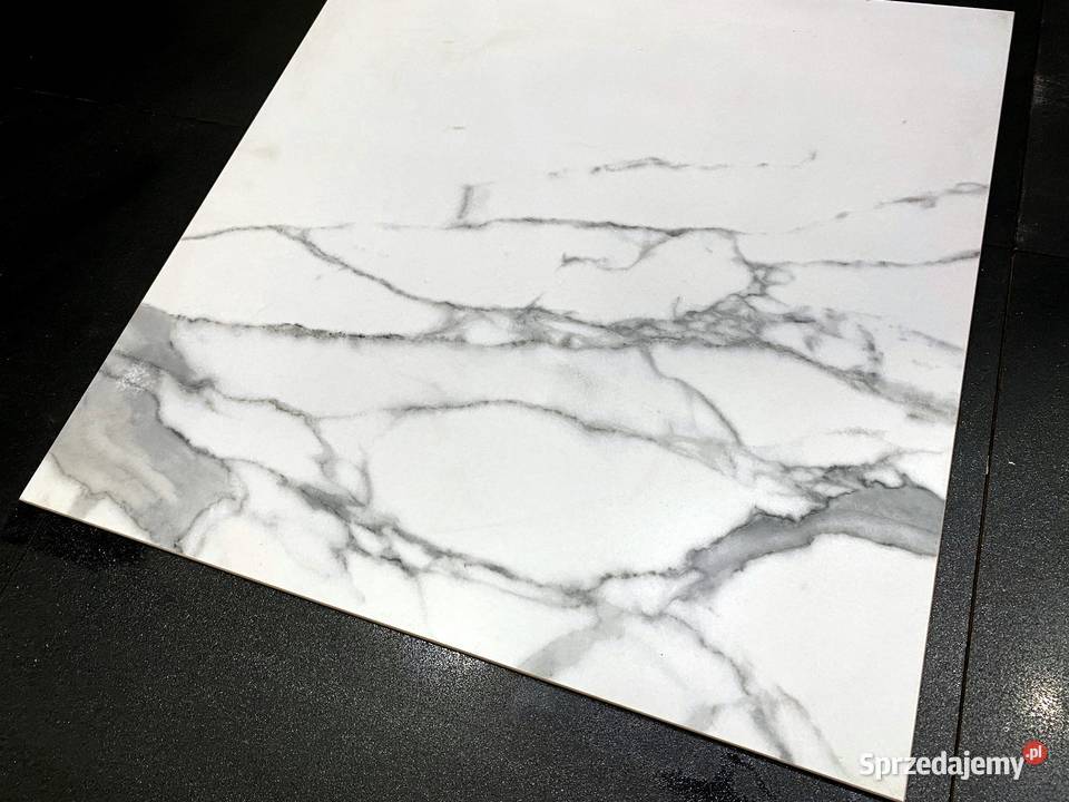 GRES CALACATTA WHITE 60X60 BIAŁY MARMUR łódzkie Łask