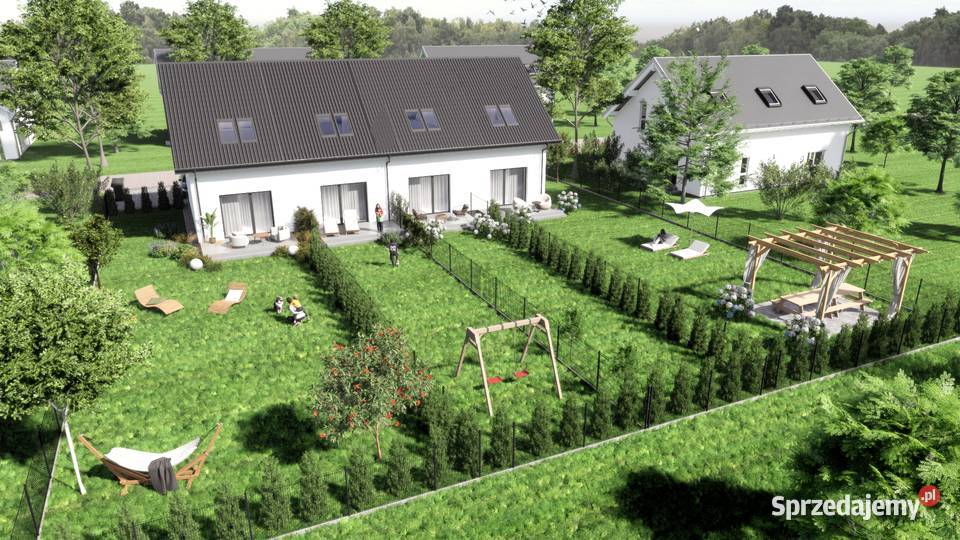 Nowe domy na sprzedaż w Lewinie Brzeskim bliźniak Lewin Brzeski sprzedam