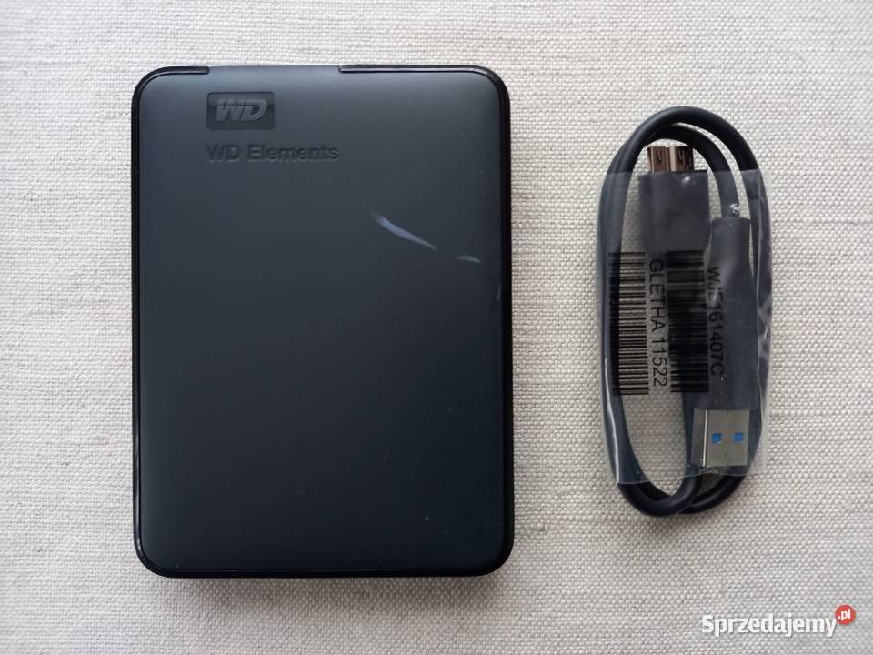 DYSK WD Elements 2TB HDD 25 cala WD20JDRW nowy Tomaszów Lubelski