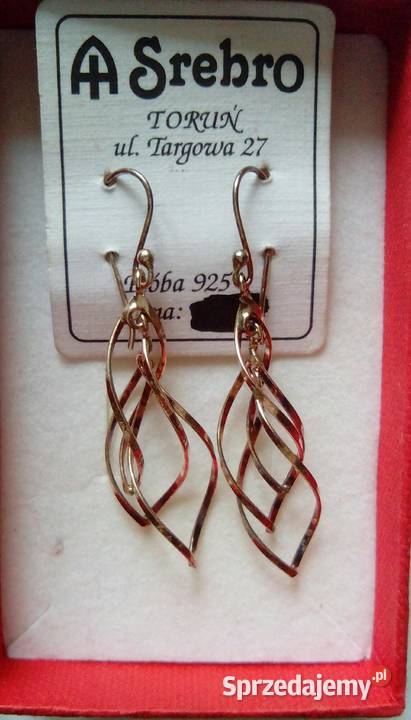 Kolczyki srebrne zachodniopomorskie Szczecinek