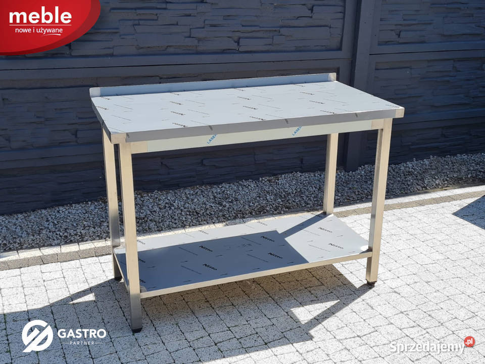 Stół roboczy gastronomiczny przyścienny z półką Ostrów Wielkopolski