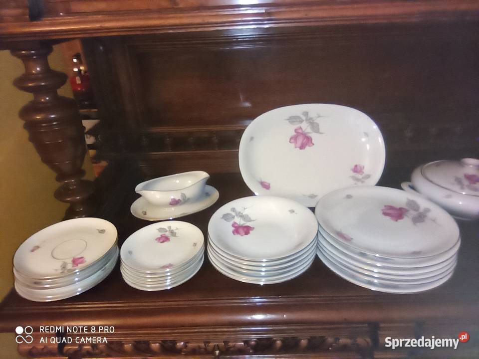 Serwis obiadowy KPM syg 195265 r z bilionówkami pomorskie Gdańsk