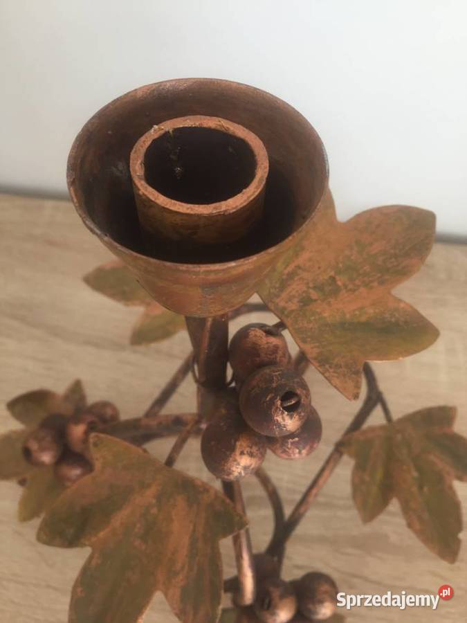 Dwie funkcje świecznik i podstawka pod butelką Wrocław