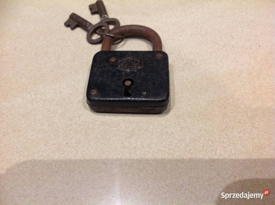 Stara Kłódka MOLA Sygnowana Nowa Sól