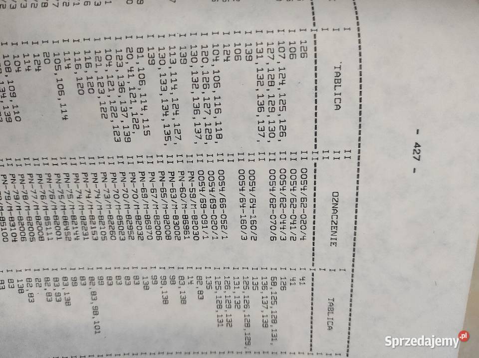 Katalog MF Massey Ferguson 255 z kabiną PRLu Warszawa