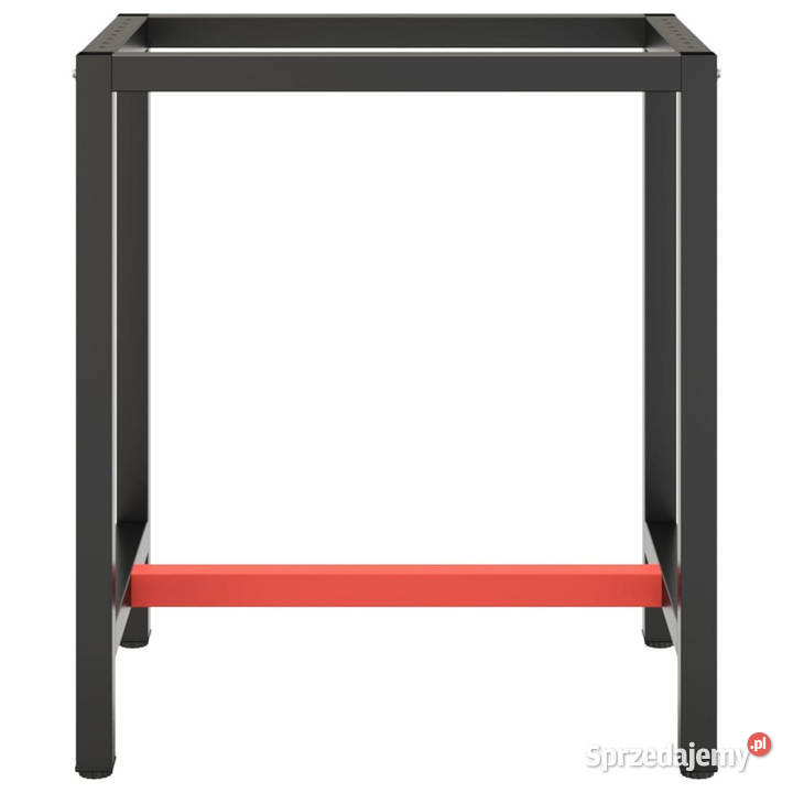 Rama do stołu roboczego czerwonoczarna 70x50x79 Warszawa