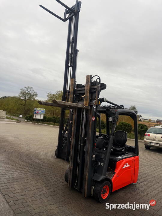 wózek widłowy elektryczny LINDE E16 Triplex 54m Działoszyn