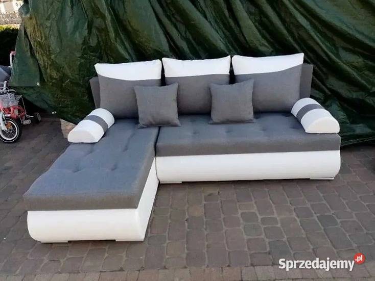Tani Narożnik Baros z funkcja spania szybki czas Meble Katowice