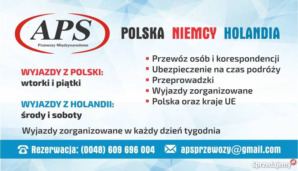 APS Przewozy Międzynarodowe Holandia