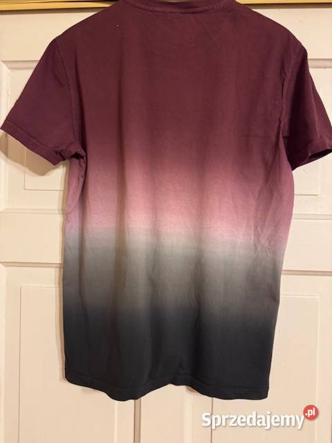 Tshirt męski M różowozielony cieniowany bawełna Rozmiar M śląskie Częstochowa