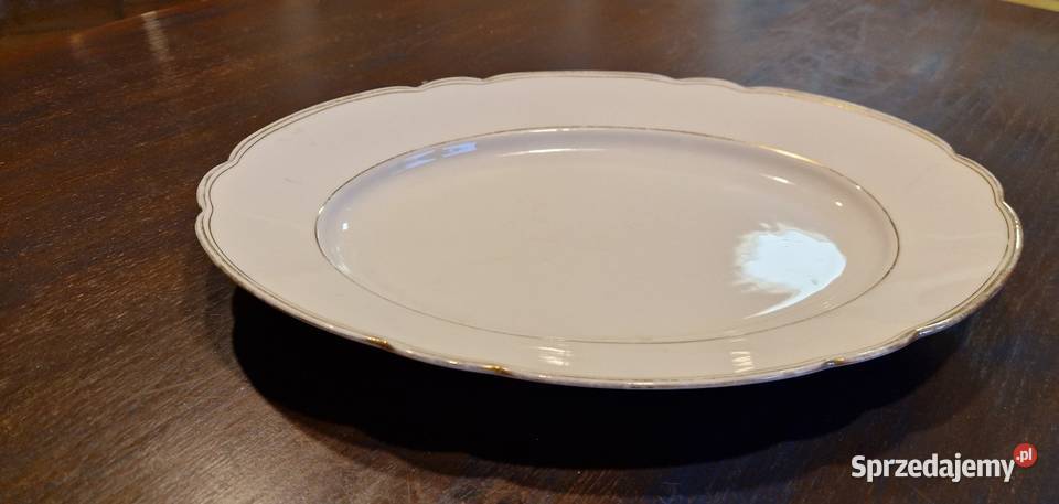Stary owalny PÓŁMISEK ĆMIELÓW Feston porcelana Porcelana i szkło Lublin sprzedam