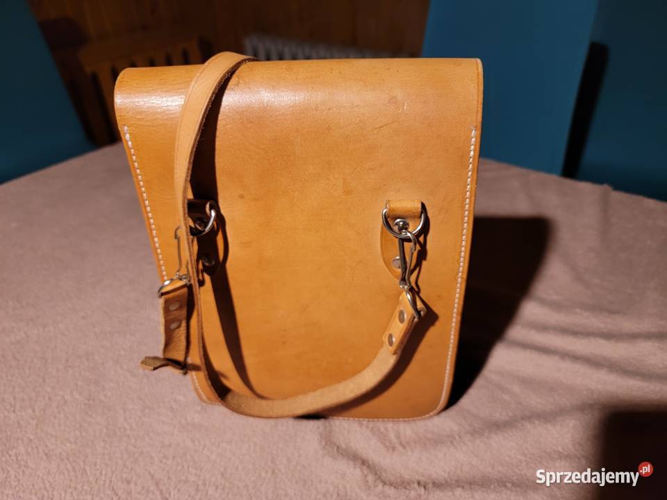 Torba Skórzana Raportówka z 1985 roku dolnośląskie Lubin