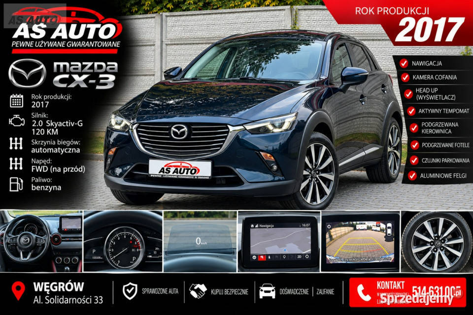 Mazda CX3 20i 120 Węgrów