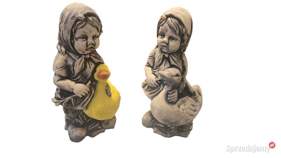 dZIEWCZYNKA Z KACZUSZKA OZODBA OGRODOWA FIGURKA dolnośląskie Wrocław sprzedam