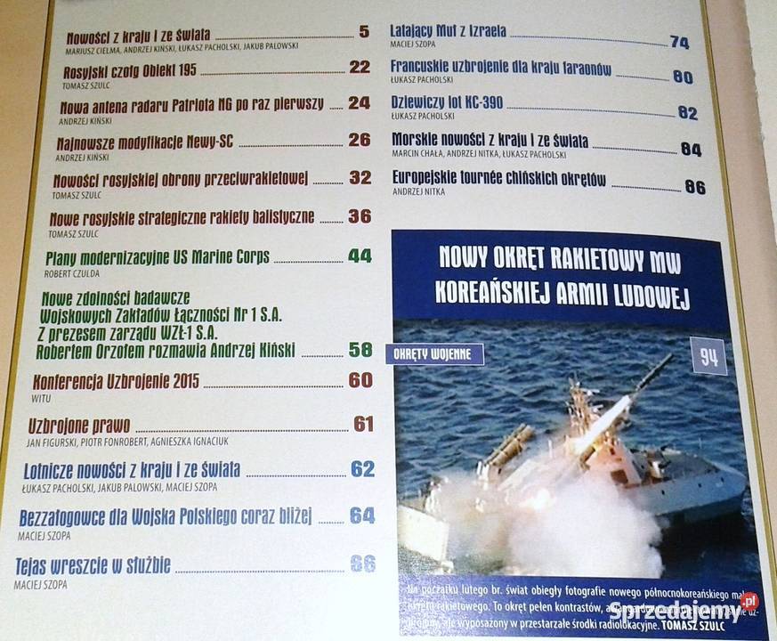 Nowa technika wojskowa 3 2015 Chełm sprzedam